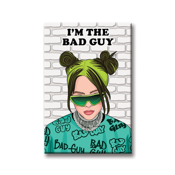 Billie Eilish Bad Guy Magnet The Found Home - Magnets