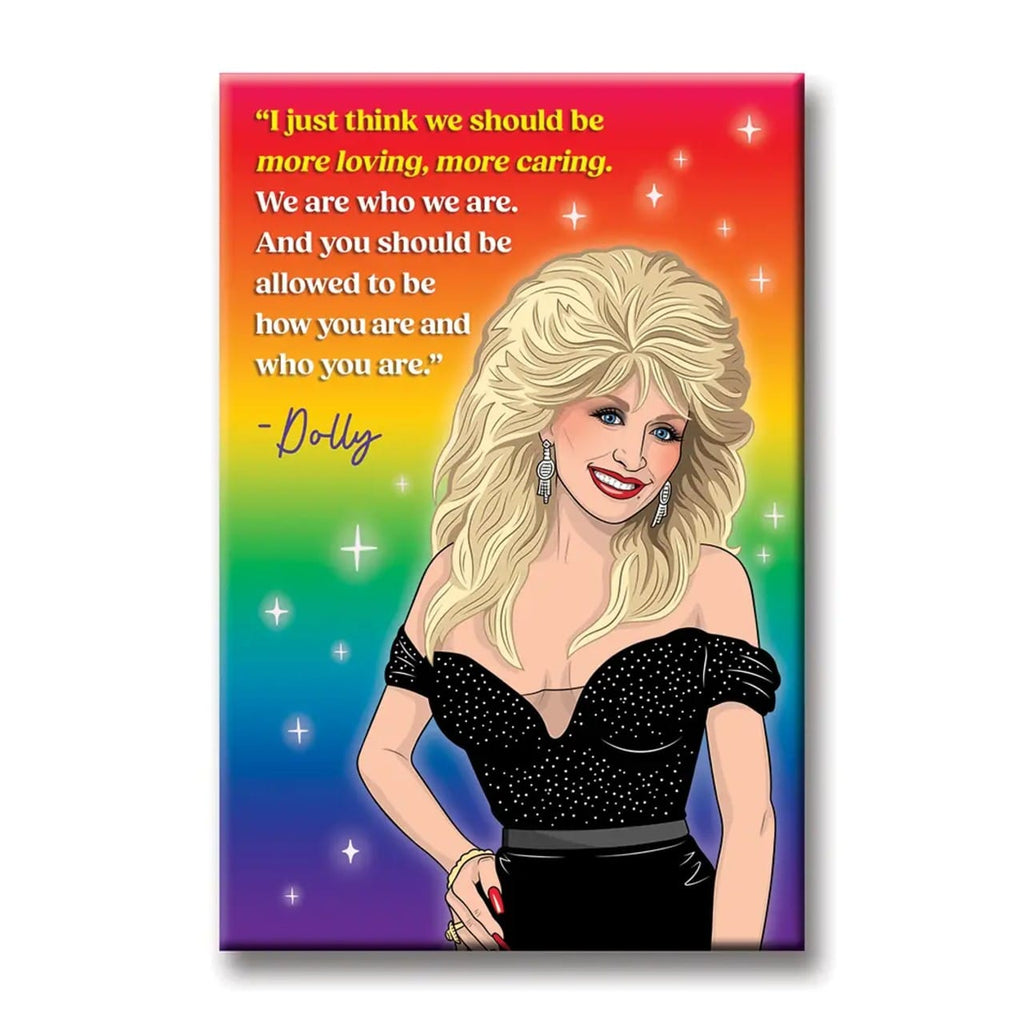 Dolly Loving More Quote Magnet The Found Home - Magnets