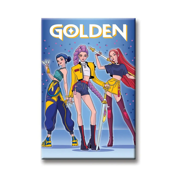 K-Pop Golden Magnet The Found Home - Magnets