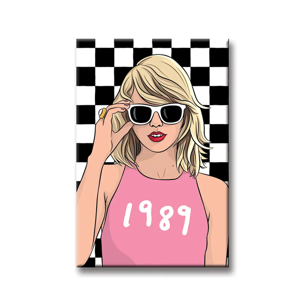 Taylor Nineteen Eighty Nine Sunglasses Magnet The Found Home - Magnets