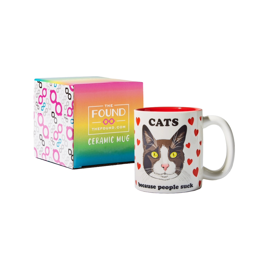Cats Because People Suck Mug The Found Home - Mugs & Glasses