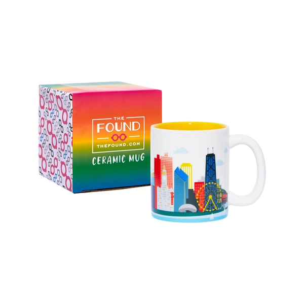 Chicago Skyline Mug The Found Home - Mugs & Glasses