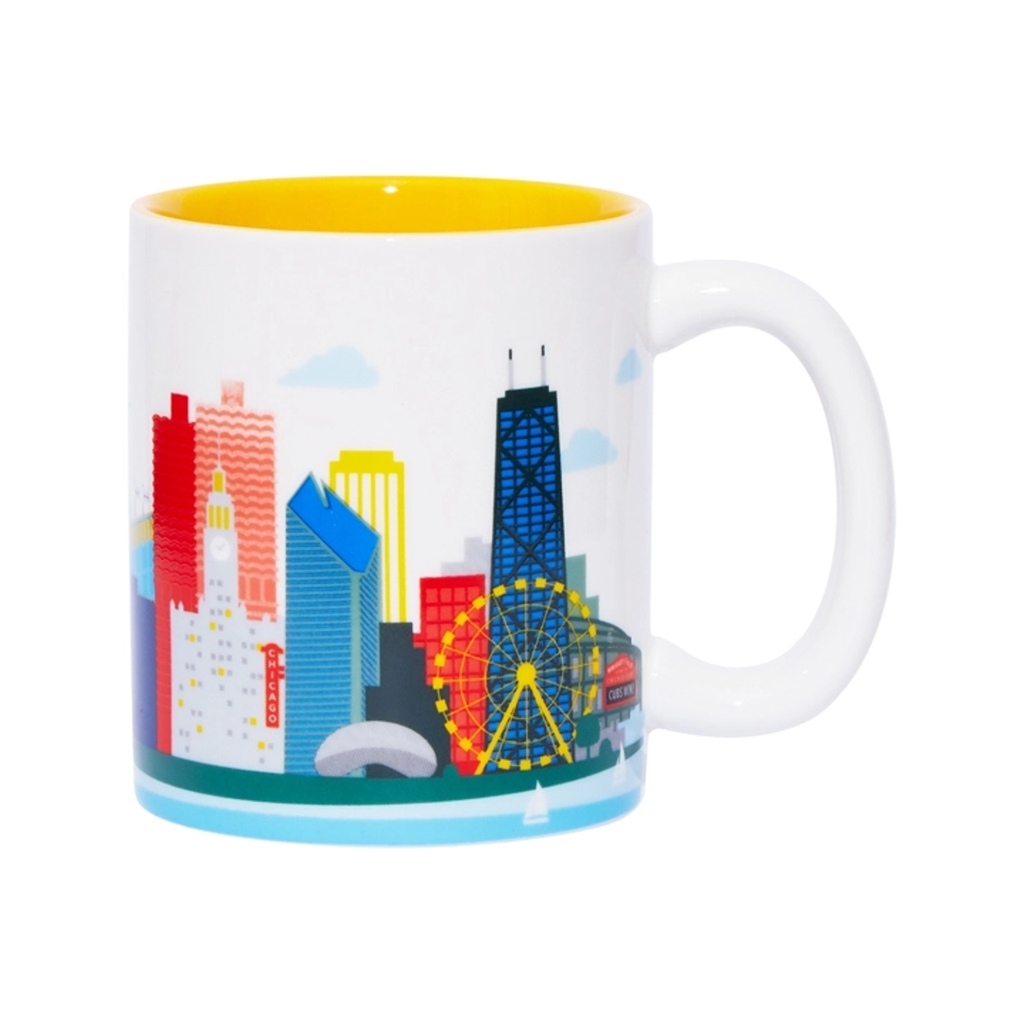 Chicago Skyline Mug The Found Home - Mugs & Glasses