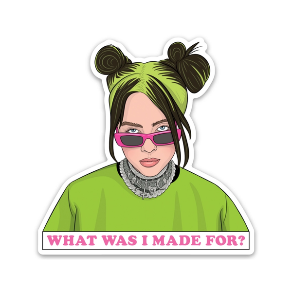 Billie Eilish What Was I Made For Sticker The Found Impulse - Decorative Stickers
