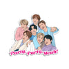 BTS Kpop Party Party Yeah Sticker The Found Impulse - Decorative Stickers