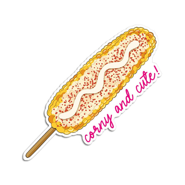 Elote Corny Sticker The Found Impulse - Decorative Stickers