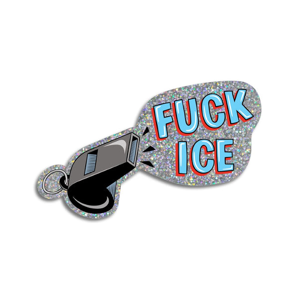 Fuck Ice Whistle Sticker The Found Impulse - Decorative Stickers