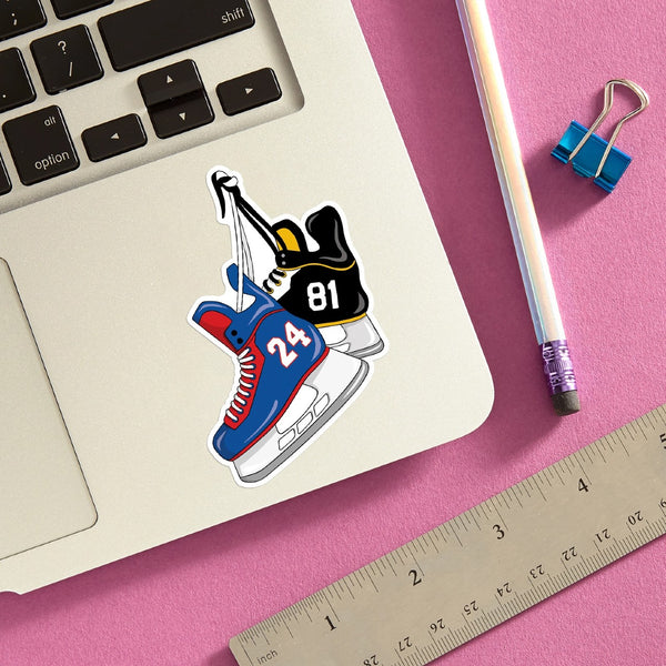 Heat Check Hockey Skates Sticker The Found Impulse - Decorative Stickers