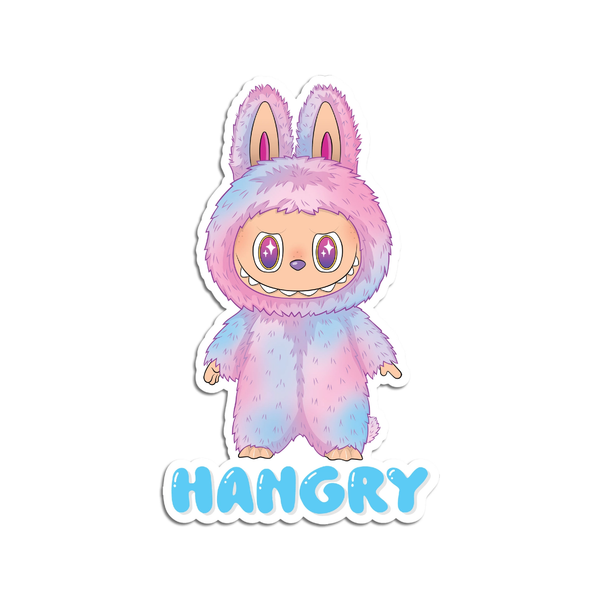 Labubu Hangry Sticker The Found Impulse - Decorative Stickers