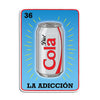Loteria Diet Cola La Adicción Sticker The Found Impulse - Decorative Stickers
