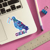 Pigeon With Chicago Flag Sicker The Found Impulse - Decorative Stickers