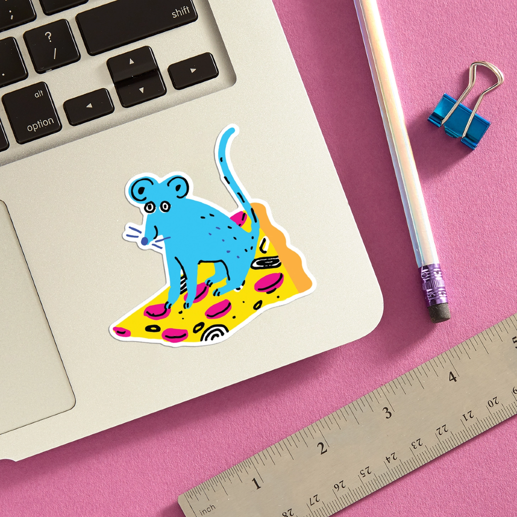 Pizza Rat Sticker The Found Impulse - Decorative Stickers