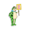 Resist Frog Sticker The Found Impulse - Decorative Stickers