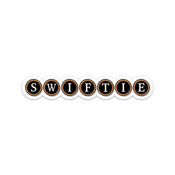 Swift Fan Typewriter Keys Sticker The Found Impulse - Decorative Stickers