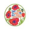 They tried To Bury Me Poppy Flowers Sticker The Found Impulse - Decorative Stickers