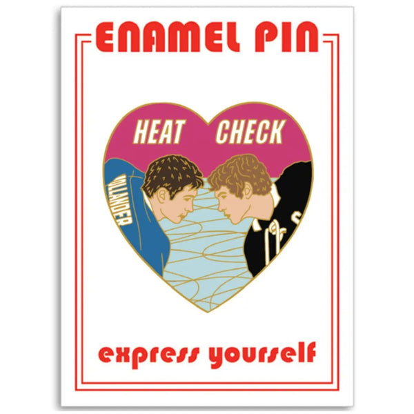 Heated Heat Check Enamel Pin The Found Jewelry - Pins