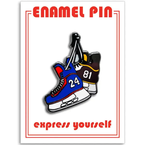 Heated Hockey Skates Enamel Pin The Found Jewelry - Pins