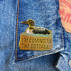 Heated I'm Coming To The Cottage Enamel Pin The Found Jewelry - Pins
