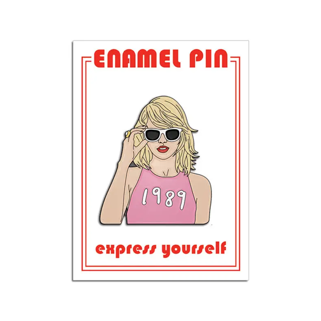 Taylor Nineteen Eighty Nine Enamel Pin The Found Jewelry - Pins
