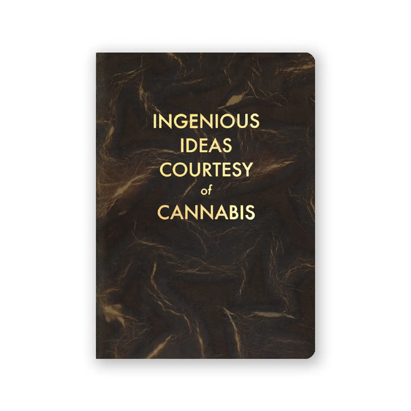 Ingenious Ideas Courtesey Of Cannabis Medium Journal The Mincing Mockingbird Books - Blank Notebooks & Journals
