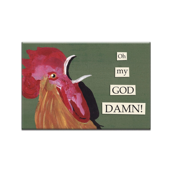 Oh My God Damn Magnet The Mincing Mockingbird Home - Magnets