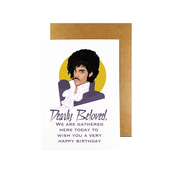 Dearly Beloved Prince Birthday Card The Red Swan Shop Cards - Birthday