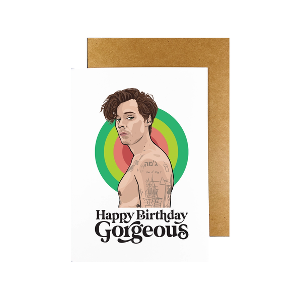 Harry Styles Birthday Card The Red Swan Shop Cards - Birthday