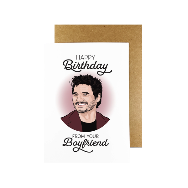 Pedro Pascal Birthday Card The Red Swan Shop Cards - Birthday