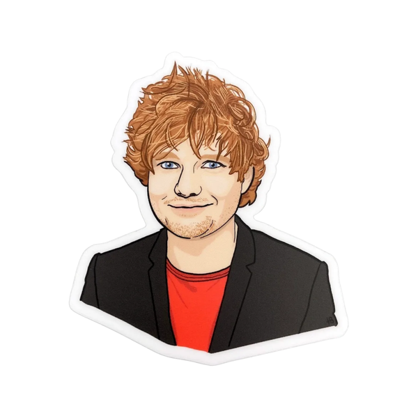Ed Sheeran Sticker The Red Swan Shop Impulse - Decorative Stickers