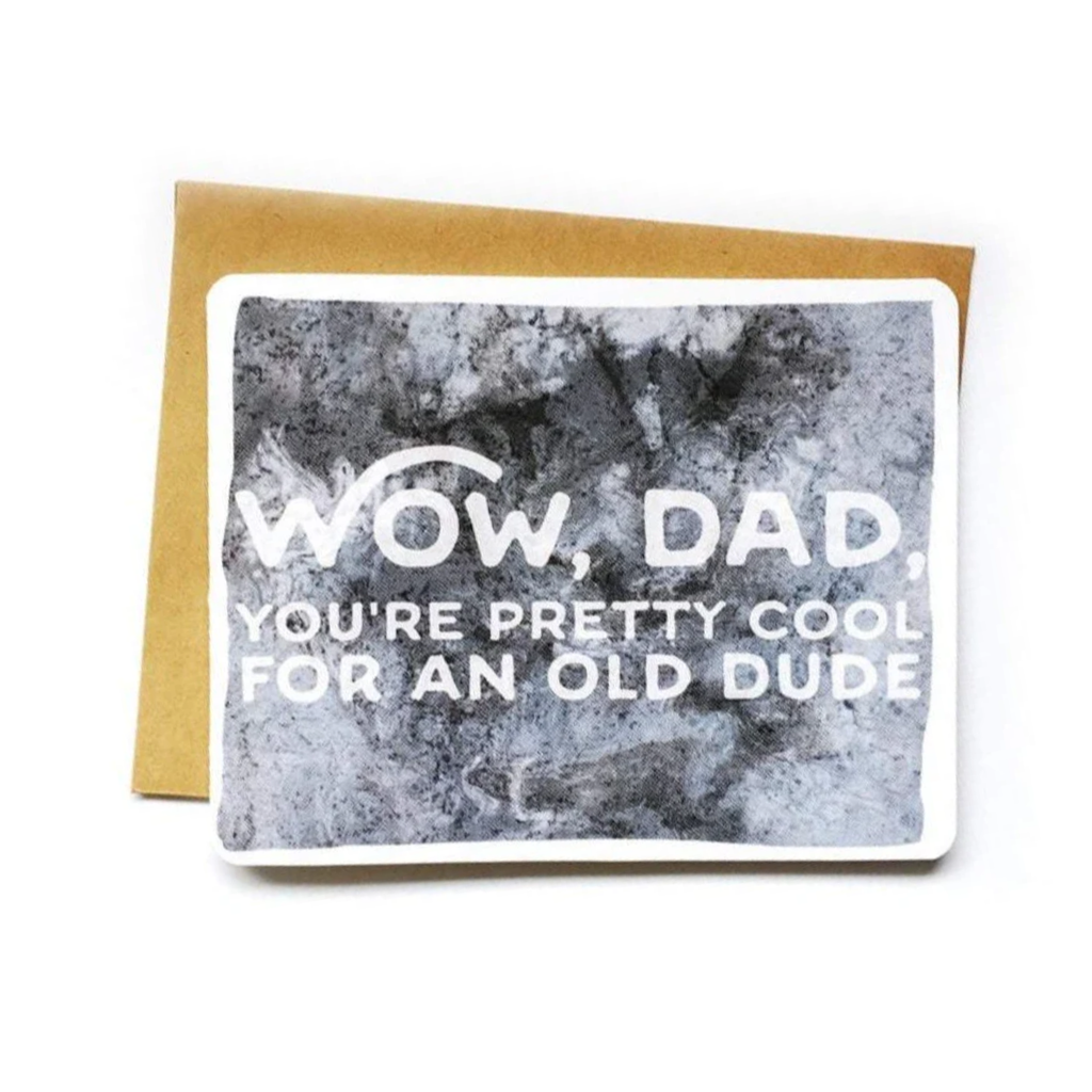Cool For An Old Dude Father's Day Card TheThirdArrow Cards - Holiday - Father's Day
