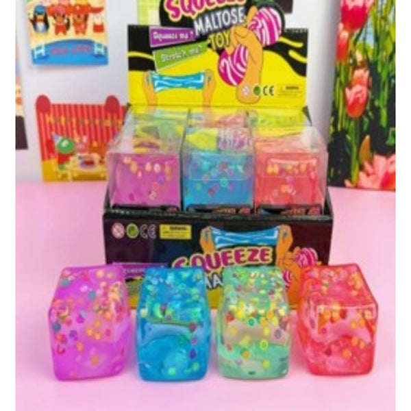 Squishy Fruit Cube Toy ThinkKool LLC Toys & Games - Fidget Toys