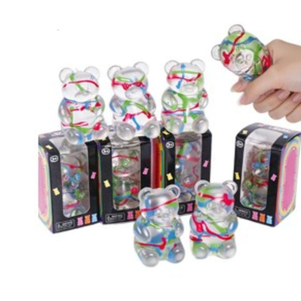 Squishy Painted Bear Toy ThinkKool LLC Toys & Games - Fidget Toys