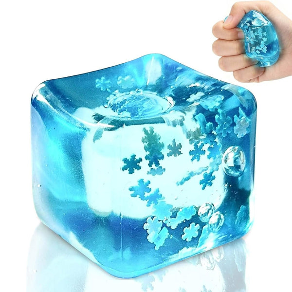 Squishy Snowflake Ice Cube Toy ThinkKool LLC Toys & Games - Fidget Toys