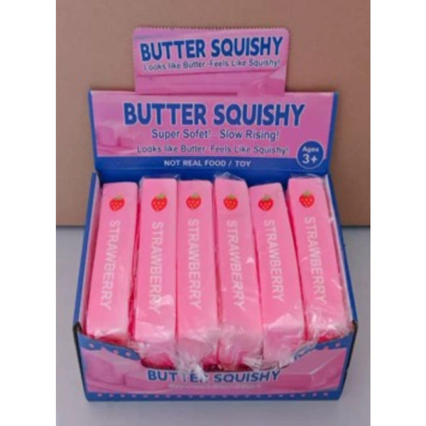 Squishy Strawberry Butter Toy ThinkKool LLC Toys & Games - Fidget Toys