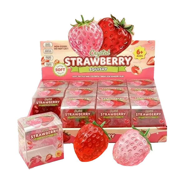 Squishy Gooey Crystal Strawberry Toy ThinkKool LLC Toys & Games
