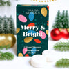 Merry And Bright Christmas Shower Steamer Set - Bergamot Plum Thulisa Naturals Home - Bath & Body - Bath Fizzers & Salts