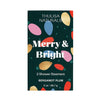 Merry And Bright Christmas Shower Steamer Set - Bergamot Plum Thulisa Naturals Home - Bath & Body - Bath Fizzers & Salts