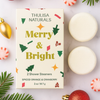 Merry And Bright Christmas Shower Steamer Set - Orange And Cranberry Thulisa Naturals Home - Bath & Body - Bath Fizzers & Salts