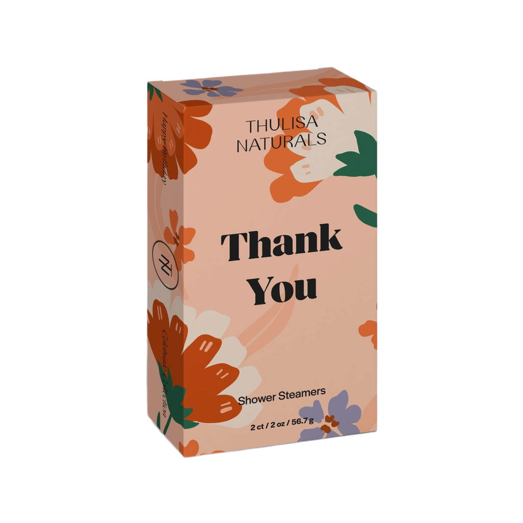 Thank You Shower Steamer Set - Lavender Mint Thulisa Naturals Home - Bath & Body - Bath Fizzers & Salts