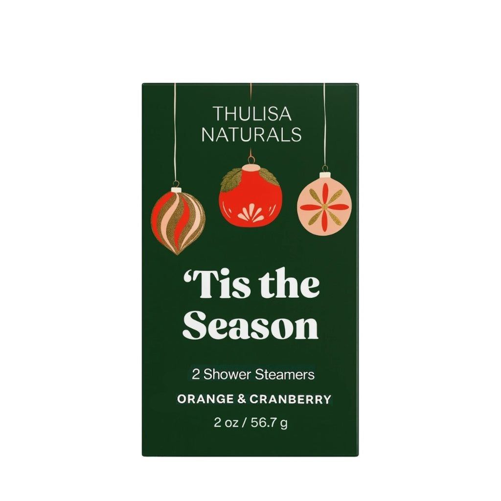 Tis The Season Christmas Shower Steamer Set - Orange And Cranberry Thulisa Naturals Home - Bath & Body - Bath Fizzers & Salts