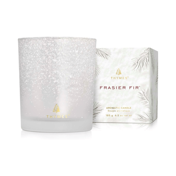 Frasier Fir Flocked Votive Candle Thymes Home - Candles