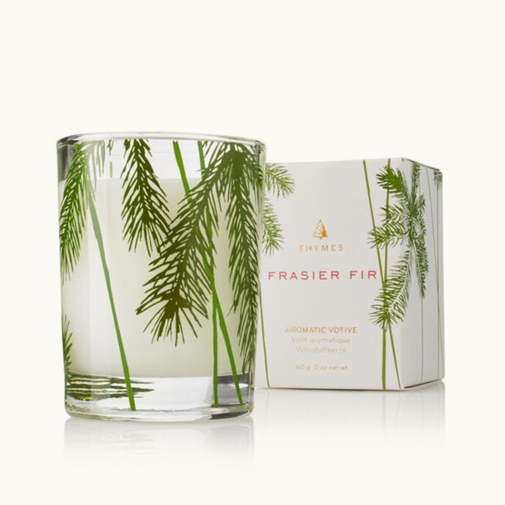Frasier Fir Pine Needle Votive Candle Thymes Home - Candles