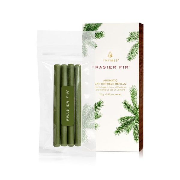 Frasier Fir Car Diffuser Refill Thymes Home - Candles - Incense, Diffusers, Air Fresheners & Room Sprays