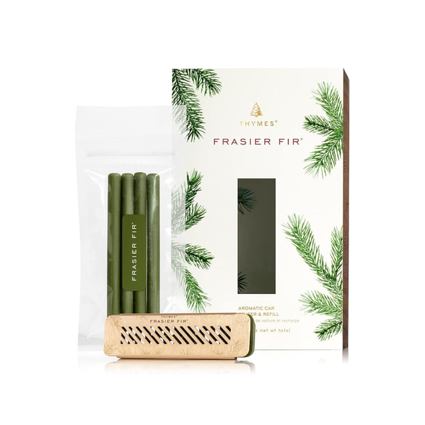 Frasier Fir Car Diffuser Set Thymes Home - Candles - Incense, Diffusers, Air Fresheners & Room Sprays