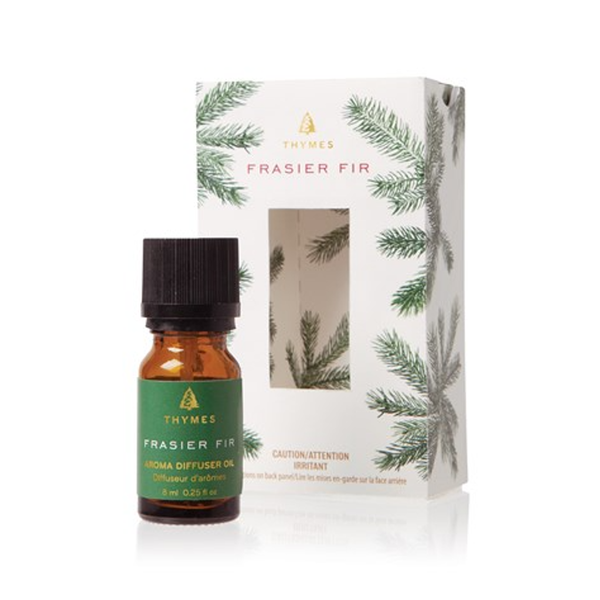 Thymes Frasier Fir Gilded Collection Ceramic Reed Diffuser