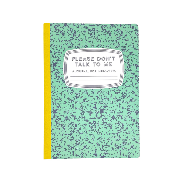 Please Don't Talk To Me Journal Tiny Hooray Books - Blank Notebooks & Journals