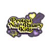 NON-BINARY Protect Kids Retro Decal Stickers Tiny Werewolves Impulse - Decorative Stickers