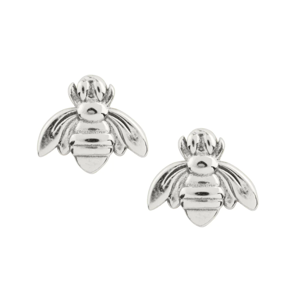 Bee Stud Earring - Silver Tomas Jewelry - Earrings