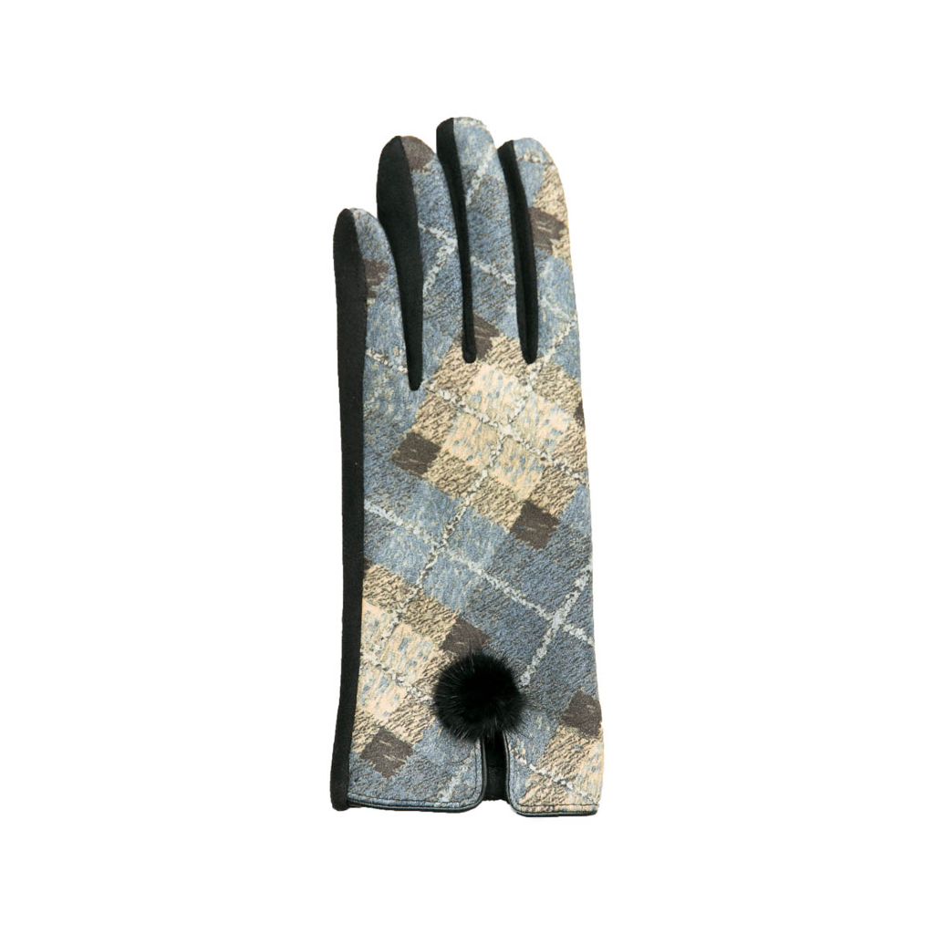 Blue Plaid Edith Gloves - Adult Top It Off Apparel & Accessories - Winter - Adult - Gloves & Mittens
