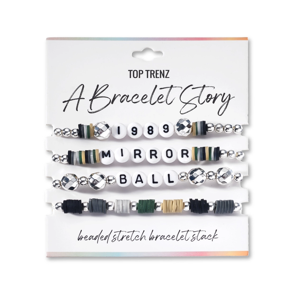 Mirrorball Pop Star tour Bracelet Set Top Trenz Jewelry - Bracelet